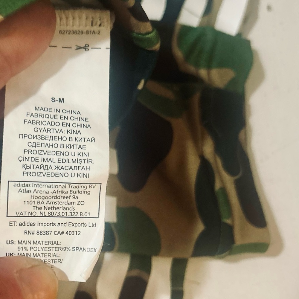 BAPE X ADIDAS’S AUTHENTIC ATHLETIC CAMO ARM SLEEVE PAIR - Picture 10 of 12